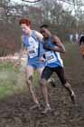 No 533 Mohamud Aadan (London South Bank University) finishing 2nd and Toby Loveridge (St. Mary's University College) won the B Race, BUCS Cross Country Championships, Bodington Hall Playing Fields, University of Leeds. Photo: David T. Hewitson/Sports for All Pics